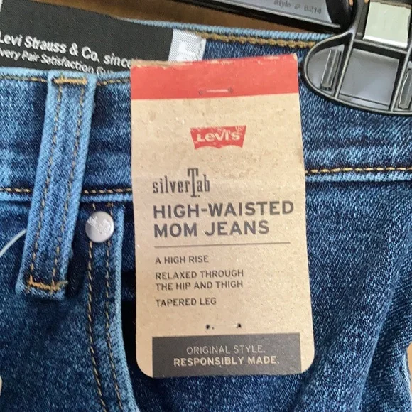 Levi’s high waisted mom jean retro denim size 28 X 27 29 X 27 32 X 27 - Picture 4 of 17